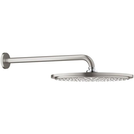 Grohe Cosmopolitan Rainshower Kopfbrauseset 310 Supersteel, Brausearm 380mm, 8l/min