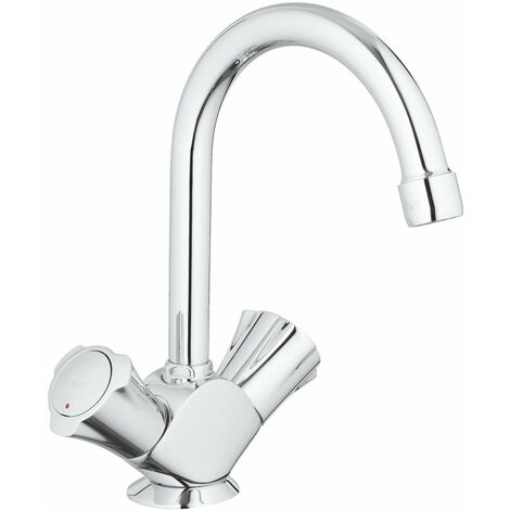 Grohe Costa L - Miscelatore da lavabo, con sistema di scarico, cromo 21375001