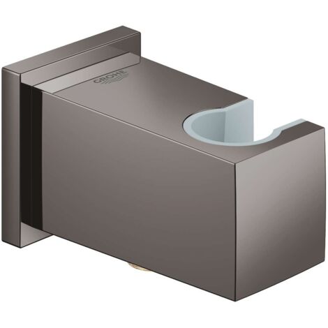 Grohe – Coude mural pour douche avec filetage femelle 1/2'' – Finition Hard Graphite – Support inclus – 26370A00