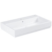 Grohe Cube Ceramic Lavabo 80 cm, 800x490 mm, PureGuard, alpine blanc (3946900H)