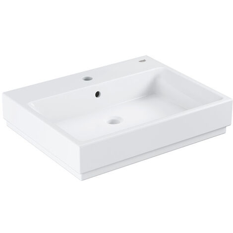 Grohe Cube Ceramic - Lavabo con troppopieno, 60x49 cm, PureGuard, bianco alpino 3947300H