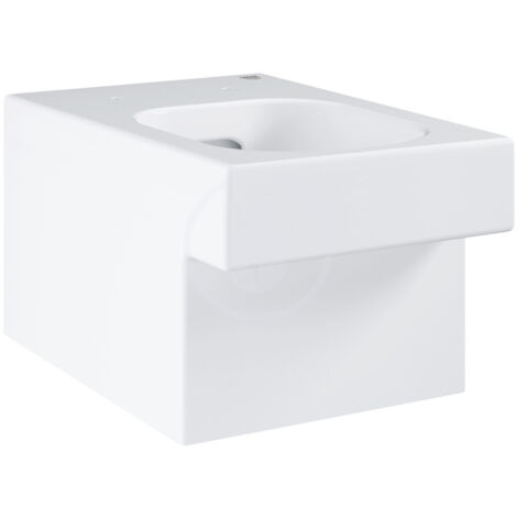Grohe – Cuvette suspendue sans bride en céramique PureGuard – Évacuation horizontale – Chasse d'eau 3/4,5 l – Dimensions 565 × 370 mm – Blanc alpin