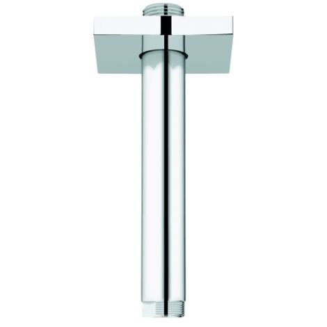 GROHE Deckenauslass Rainshower 27485, Länge 142 mm, mit eckiger Rosette, chrom