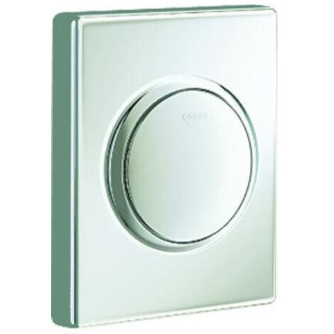 GROHE Déclenchement urinoir Skate 38595 avec déclenchement à bouton-poussoir chrome mat, 38595P00