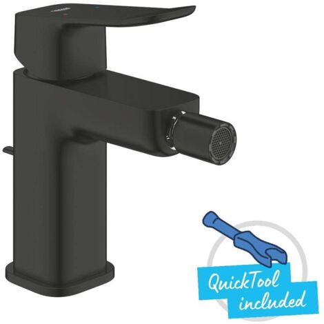 Grohe Dice - Mitigeur de bidet avec bonde, noir mat 1018772430
