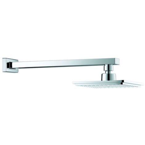 Grohe – Douche de tête 150 mm avec bras de douche 286 mm – Jet Pluie – Débit EcoJoy 9,5 l/min – Surface anticalcaire SpeedClean