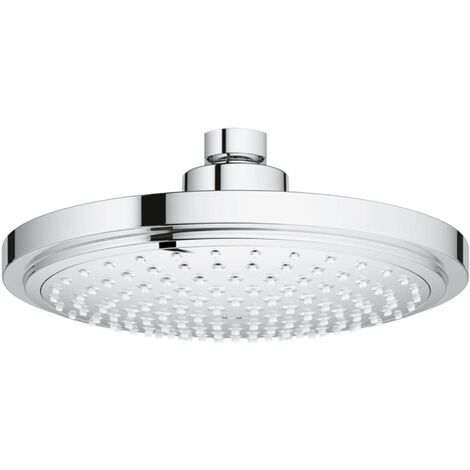 Grohe – Douche de tête 180mm – Jet pluie – Rotule réglable +/- 15° – Débit régulé ≤ 9,5 l/min – Surface anti-calcaire SpeedClean