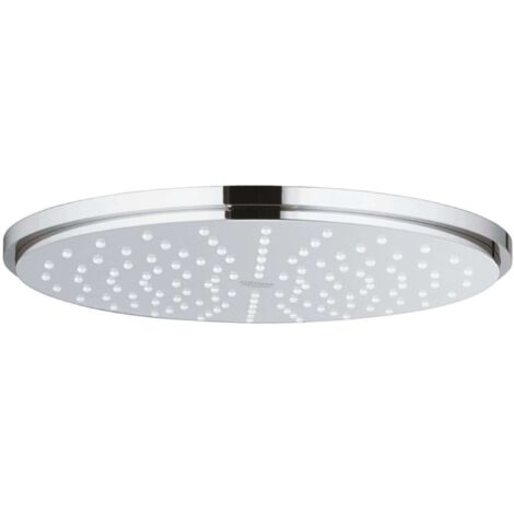 Grohe – Douche de tête Rainshower Cosmopolitan 210 – Diamètre 210 mm – Jet Rain – Métal chromé – Angle de rotation ± 15° – Système anti-calcaire