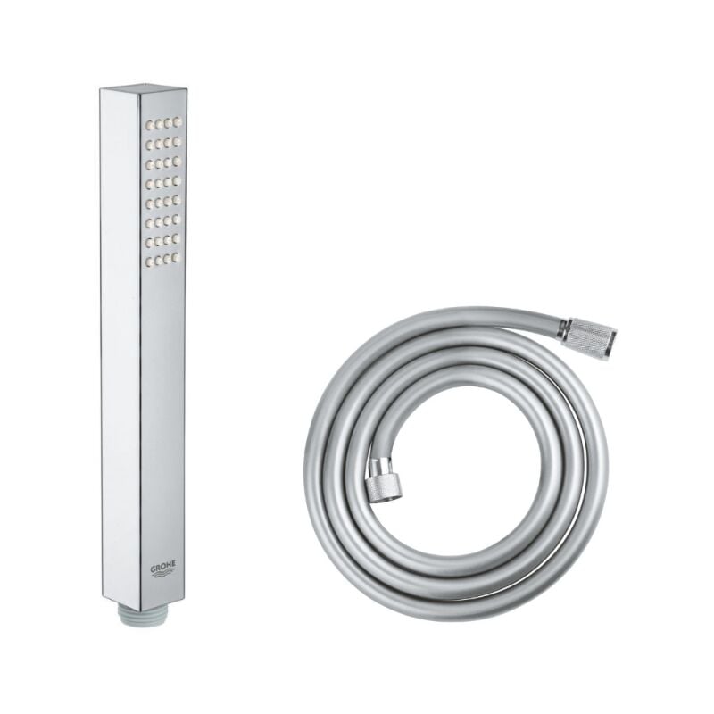 Grohe - Douchette 1 jet Vitalio Joy Cube Stick chromé avec flexible 175