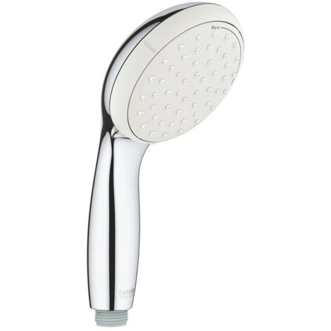 Grohe – Douchette à main Tempesta 100 – 2 types de jet Rain et Jet – Technologie DreamSpray – Surface chromée résistante aux rayures