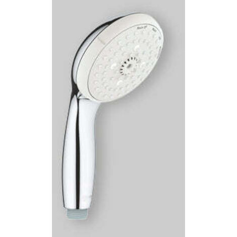 Grohe – Douchette Tempesta 100 avec 4 jets – Finition chromée – 100 mm – Débit 7 l/min – Système de montage universel