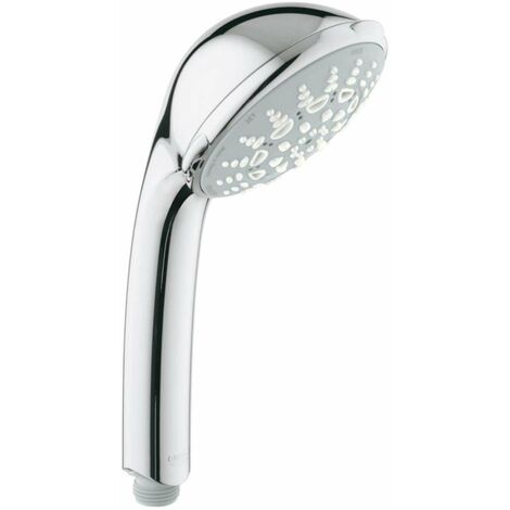 Grohe – Douchette Trio 1/2 avec 5 jets réglables – Finition chrome – Système anti-calcaire SpeedClean – 28796000