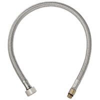 2x Flexschlauch DN8 Mit 3/8 Zoll Innengewinde – 200 Mm, Edelstahl, TPE-Inliner, DVGW-geprüft, Für Trinkwasser