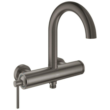 GROHE Einhand-Wannenbatterie Atrio 24367 Wandmontage hard graphite geb., 24367AL0