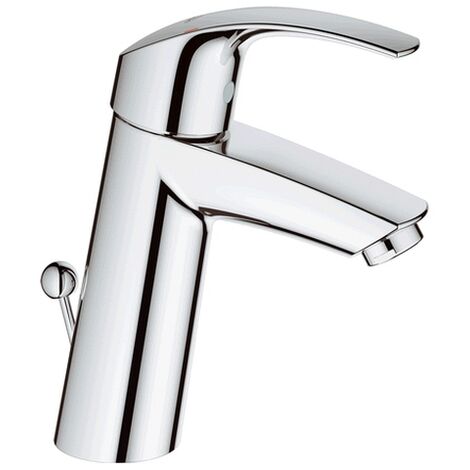 Grohe Eurosmart Einhand Waschtischbatterie, M-Size mit Ablaufgarnitur, EcoJoy - 23322001