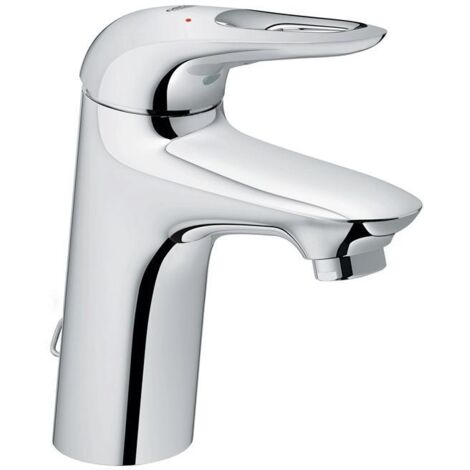 Grohe Einhand-Waschtischbatterie Eurostyle 335573 S-Size Kette Hebel offen chrom