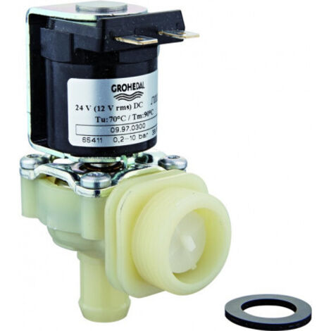 GROHE Électrovanne 42822 pour robinet de chasse mural avec commande électronique, 42822000