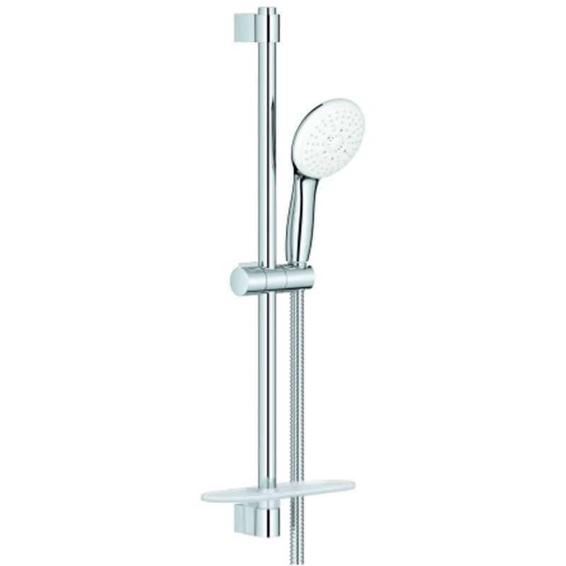 GROHE Ensemble de barre de douche Tempesta 110 269183 600mm 3 jets étagère WS chromé, 26918003