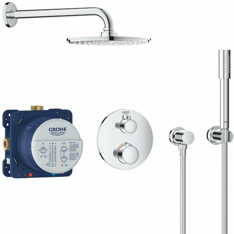Grohe - Système de douche encastré Grohtherm avec Rainshower