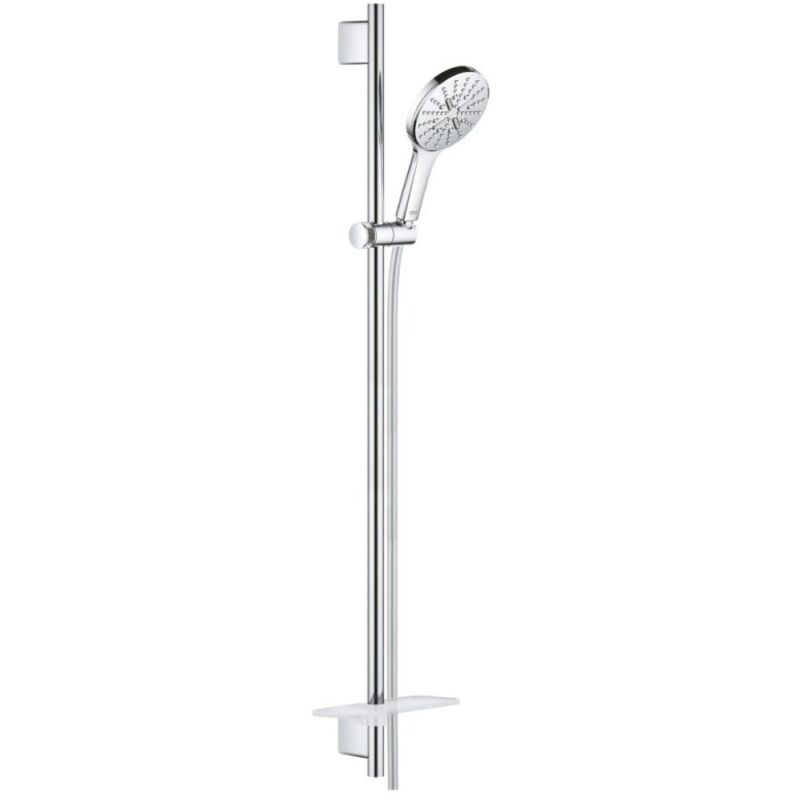 Grohe - Rainshower douche match0 26548000 chromé , barre de douche 900 mm, 3 modes de jet, limiteur de débit 9,5 l / min