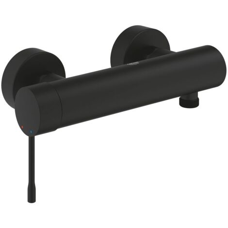 Grohe Essence 1-Loch-Einhand-Brausebatterie Wandmontage, Phantom Black, Professional Edition
