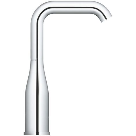 Grohe Essence 1-Loch-Einhand-Waschtischbatterie L-Size, Chrom, glatter Körper, schwenkbarer Auslauf, 5l/min