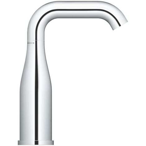 Grohe Essence 1-Loch-Einhand-Waschtischbatterie M-Size, Chrom, glatter Körper, schwenkbarer Auslauf, 5l/min