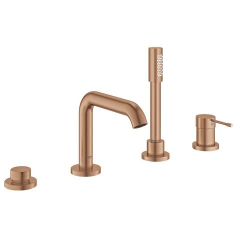 Grohe Essence 4-Loch-Einhand-Wannenkombination, Warm Sunset gebürstet, Professional Edition