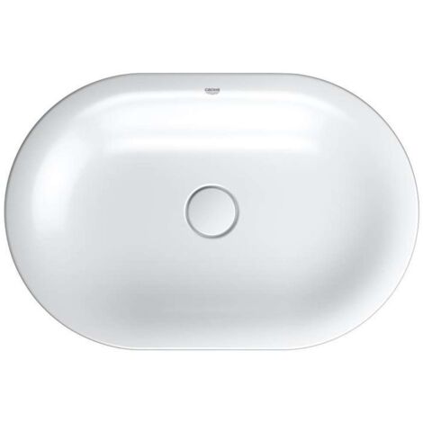 Grohe Essence - Aufsatzwaschtisch 60x40 cm, PureGuard, Alpinweiß 3960800H
