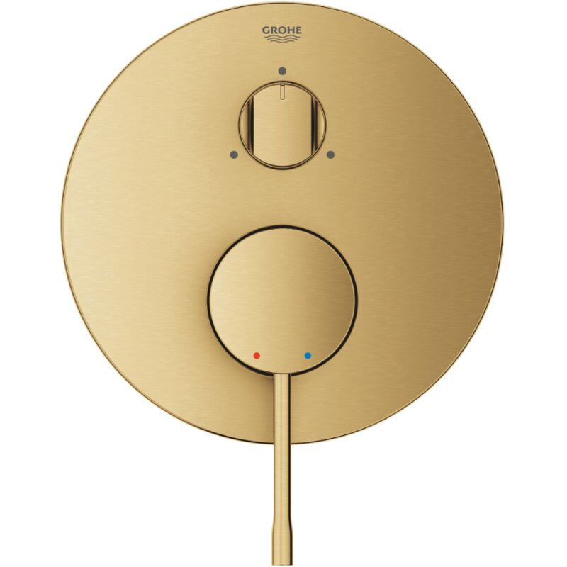 Grohe - Essence - Mitigeur encastré pour 3 appareils, Cool Sunrise brossé 24092GN1