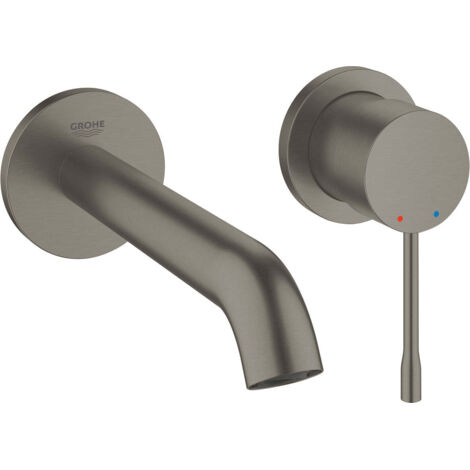 GROHE Essence Ensemble de robinet Encastrable - bec 18,3 cm - taille M - Graphite brossé