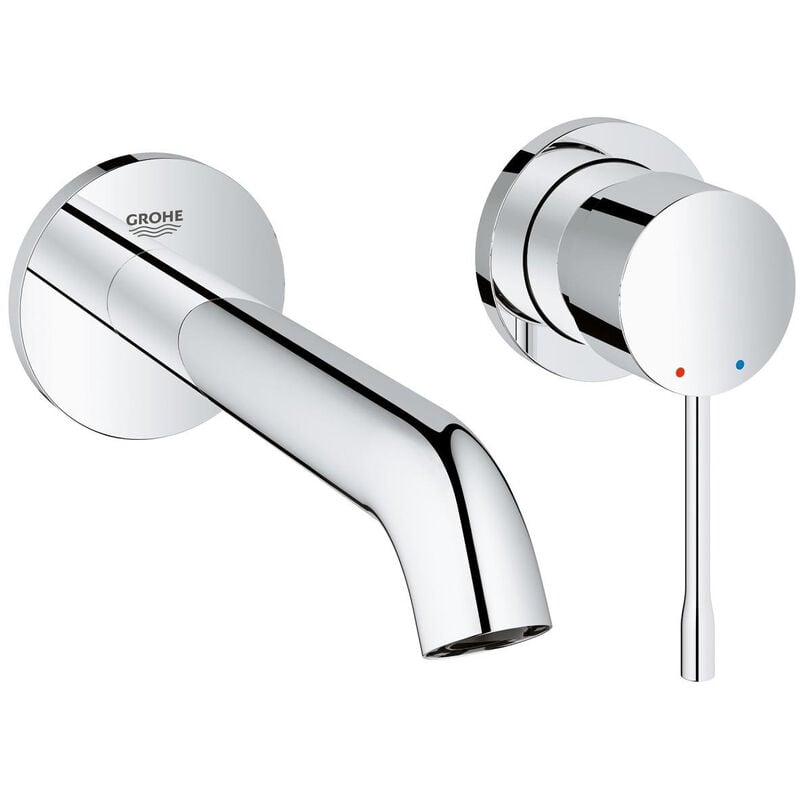 Grohe - Essence Façade de Mitigeur monocommande 2 trous lavabo Taille m chrome (19408001)