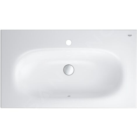 Grohe Essence - Lavabo avec trop-plein, 800x460 mm, PureGuard, blanc alpin 3956700H