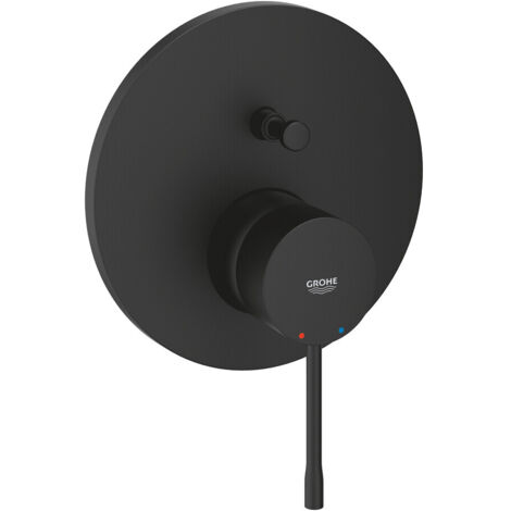 Grohe Essence Miscelatore monocomando a 2 vie con deviatore Nero, 24167KF1