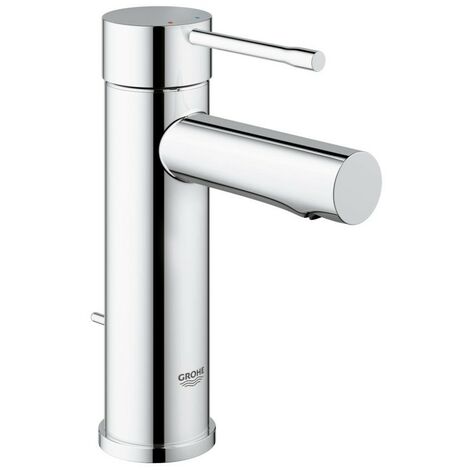 Miscelatore monocomando per lavabo Grohe Essence DN 15, dimensione S, installazione monoforo, con scarico - 32898001