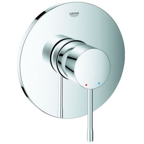 Mitigeur de douche encastré monocommande chrome – Système d'installation GROHE QuickFix – Cartouche SilkMove 46 mm – 24057001
