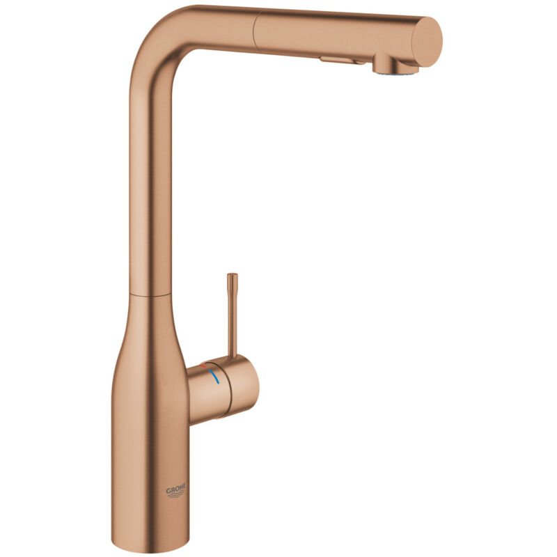 Grohe - Essence - Mitigeur d'évier, Warm Sunset brossé 30270DL0