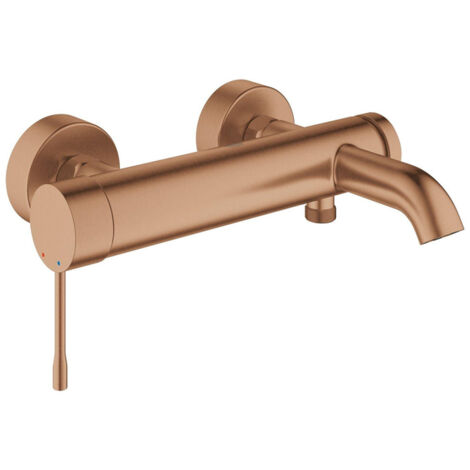 Grohe essence new Mitigeur bain mural avec connexion brushed warm sunset - brushed warm sunset