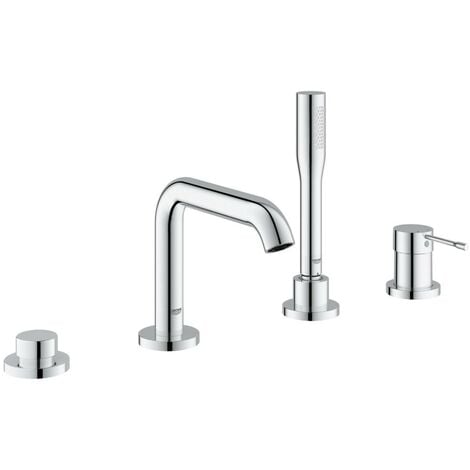 Grohe Essence Panel frontal para mezclador monomando de 4 agujeros con o sin marco - cromo (19578001)