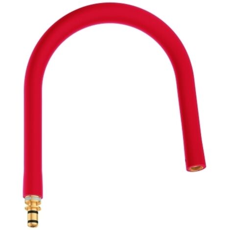 Grohe Essence Schlauchauslauf für Küchenarmatur mit Profibrause, Rot
