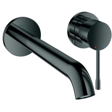 Grohe Essence - Waschtischarmatur L - Unterputz, 2-Loch Montage, Hard Graphite 19967A01