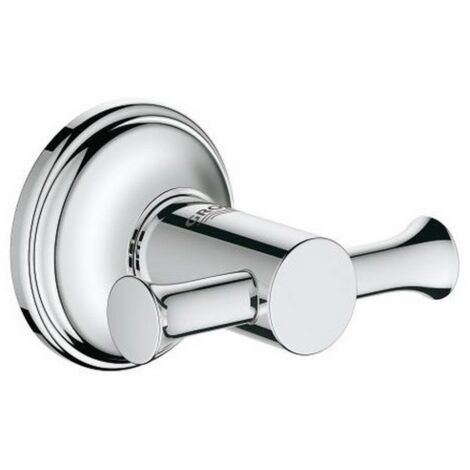 Grohe Essentials Authentic crochet chrome' avec fixation cache'e accessoires de salle de bain crochet pour peignoir