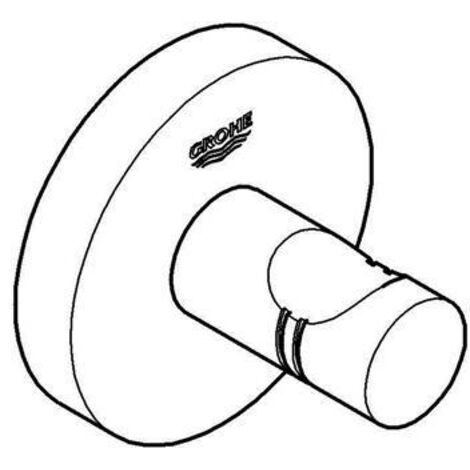Grohe Essentials - Bademantelhaken, Dunkelgraphit 40364A01