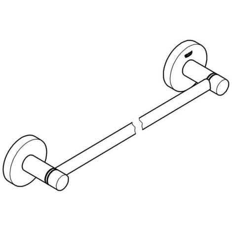 Grohe Essentials Badetuchhalter nickel poliert 40688BE1