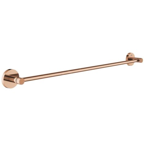 Grohe Essentials Barre porte-serviettes en métal avec fixations cachées, Warm Sunset (40366DA1)