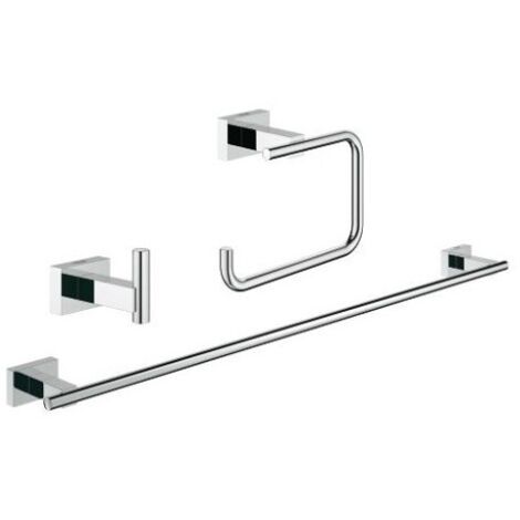 Grohe Essentials Cube 3 en 1 Salle de bains set 40777001 chromé