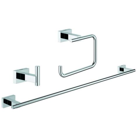 Grohe Essentials Cube 3 in 1 Bad-Set 40777001 chrom