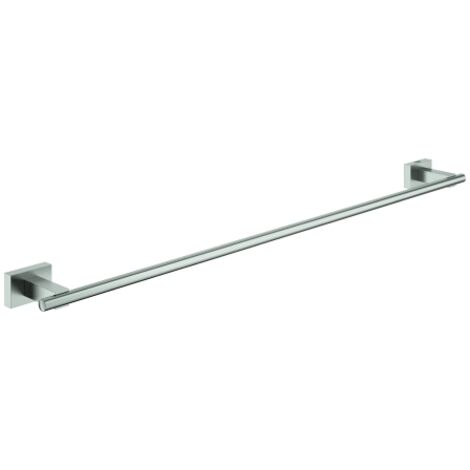 Grohe Essentials Cube Badetuchhalter Supersteel 600mm, Bohrabstand 558mm