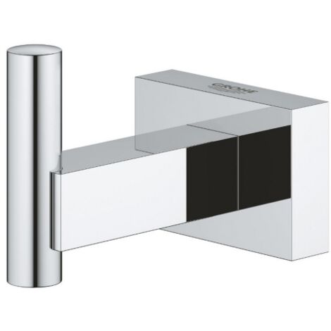 Grohe Essentials Cube crochet chrome' avec fixation cache'e accessoires de salle de bain crochet pour peignoir