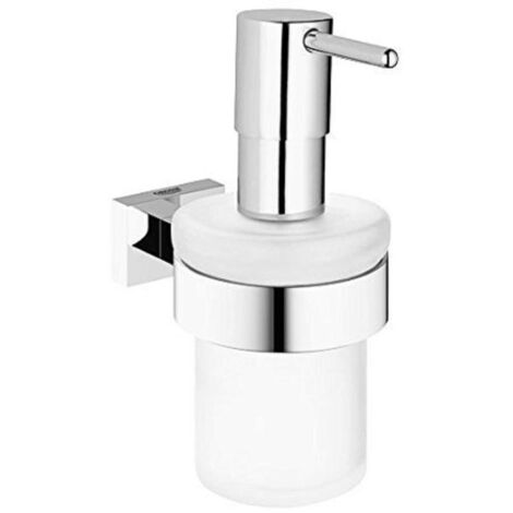 Grohe Essentials Cube - Dispenser di sapone liquido, cromato 40756001